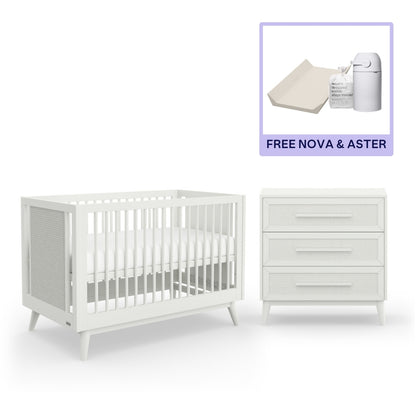 Kaya Cot & Chest + Changing bundle