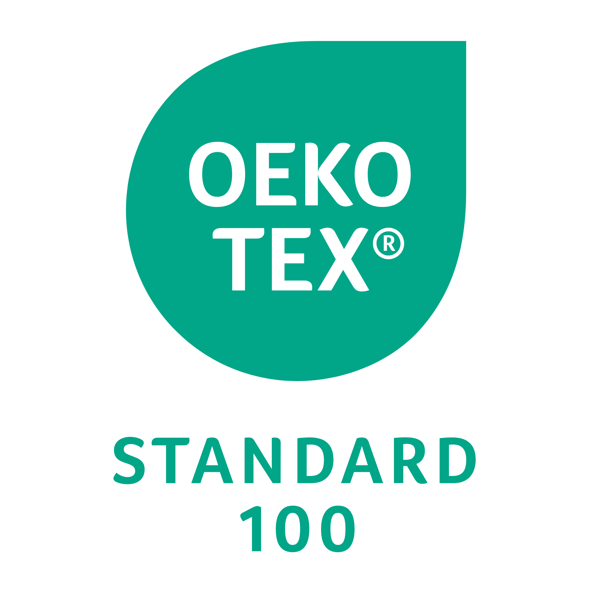 Made from materials certified to OEKO-TEX Standard 100