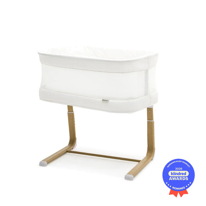 Swan Smart Electric Bassinet - White/Natural