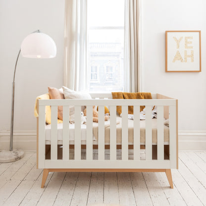 Tommi Cot - Oak/White