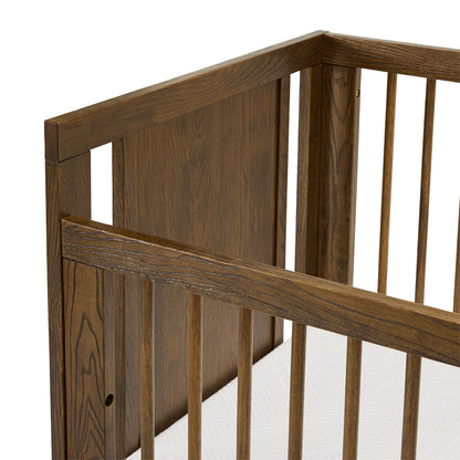 Beckett Dropside Cot Heritage Walnut