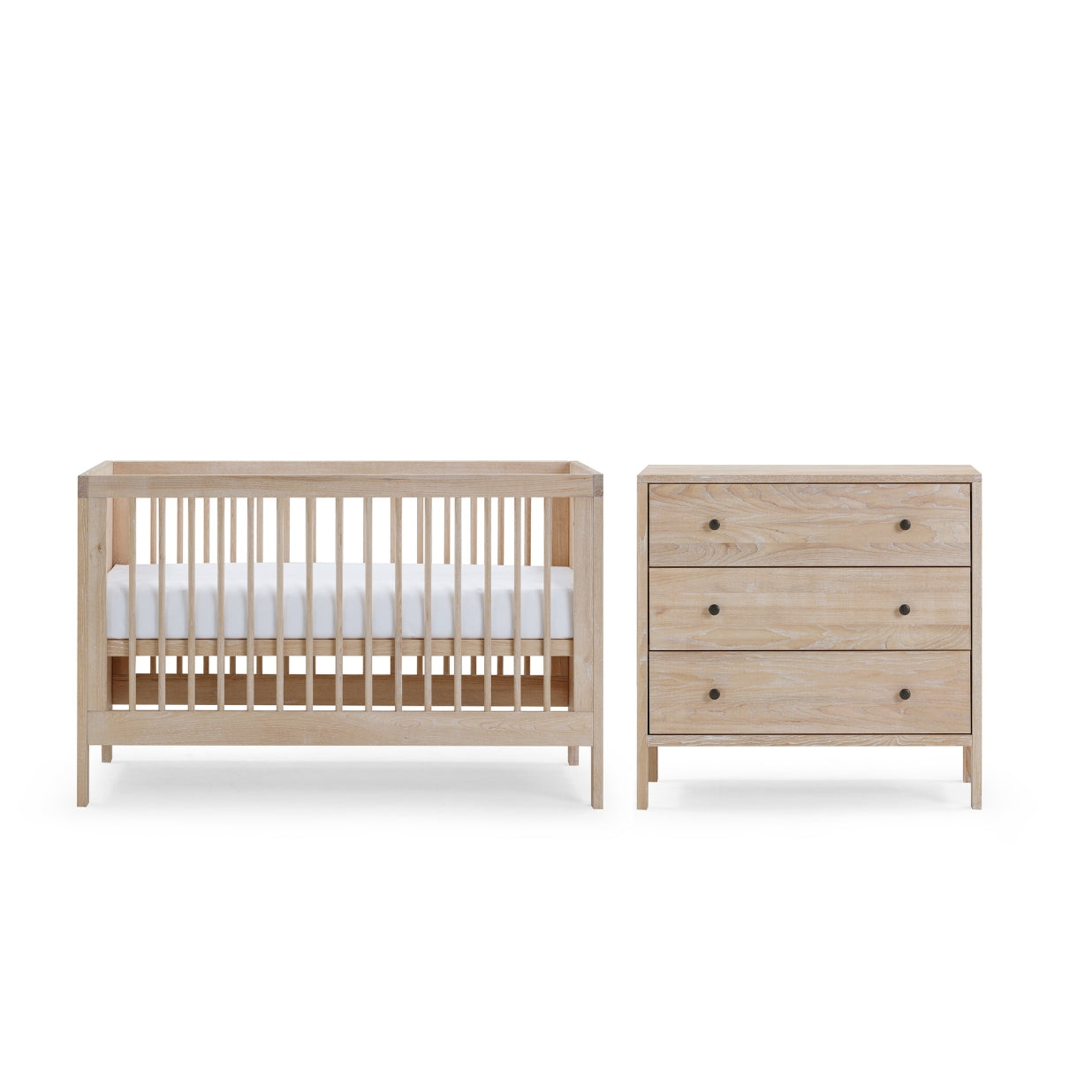 Grove Cot & Chest Nursery Package - Vintage Ash